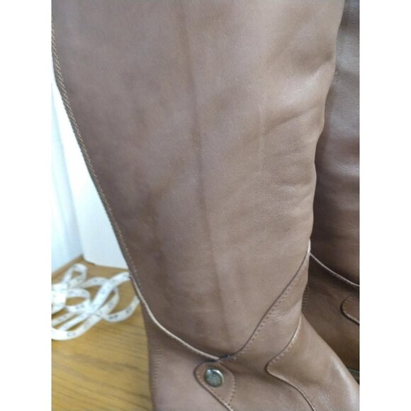 Sole Bound By Baretraps Dreia Womens Brush Brown Leather Knee-High Boots Size 9M - Picture 6 of 11